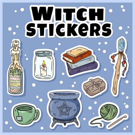 Witchcraft cauldron label